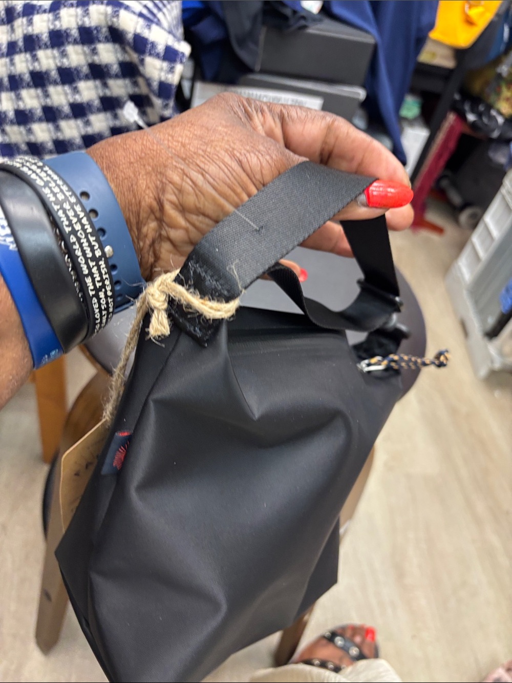 Faherty Black Men's Day Dry Bag -NWT